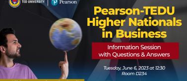 Pearson - TEDÜ Higher Nationals in Business Bilgilendirme Oturumu